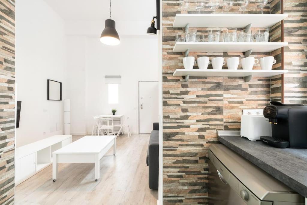 Ferienwohnung Charming Flat In Madrid-Rio Exterior foto